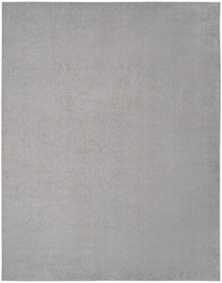 9' X 12' Gray Indoor Outdoor Area Rug