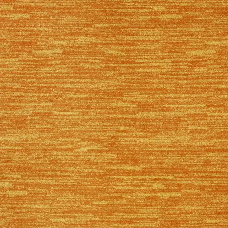 6' X 9' Orange Indoor Outdoor Area Rug