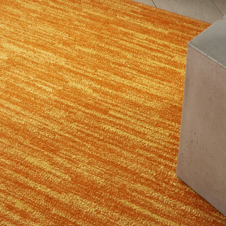 6' X 9' Orange Indoor Outdoor Area Rug