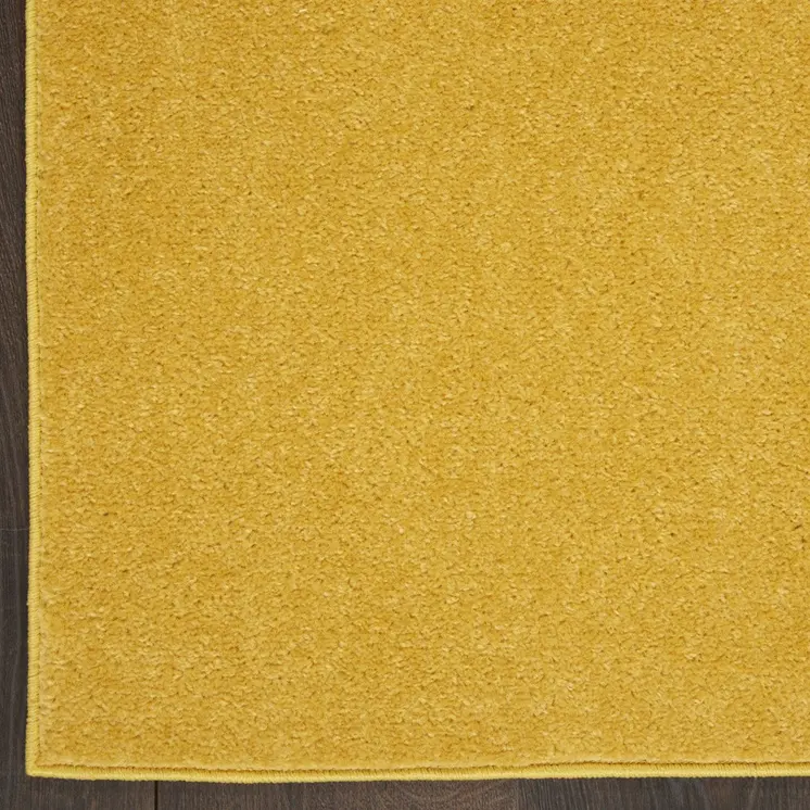 6' Yellow Indoor Outdoor Runner Rug