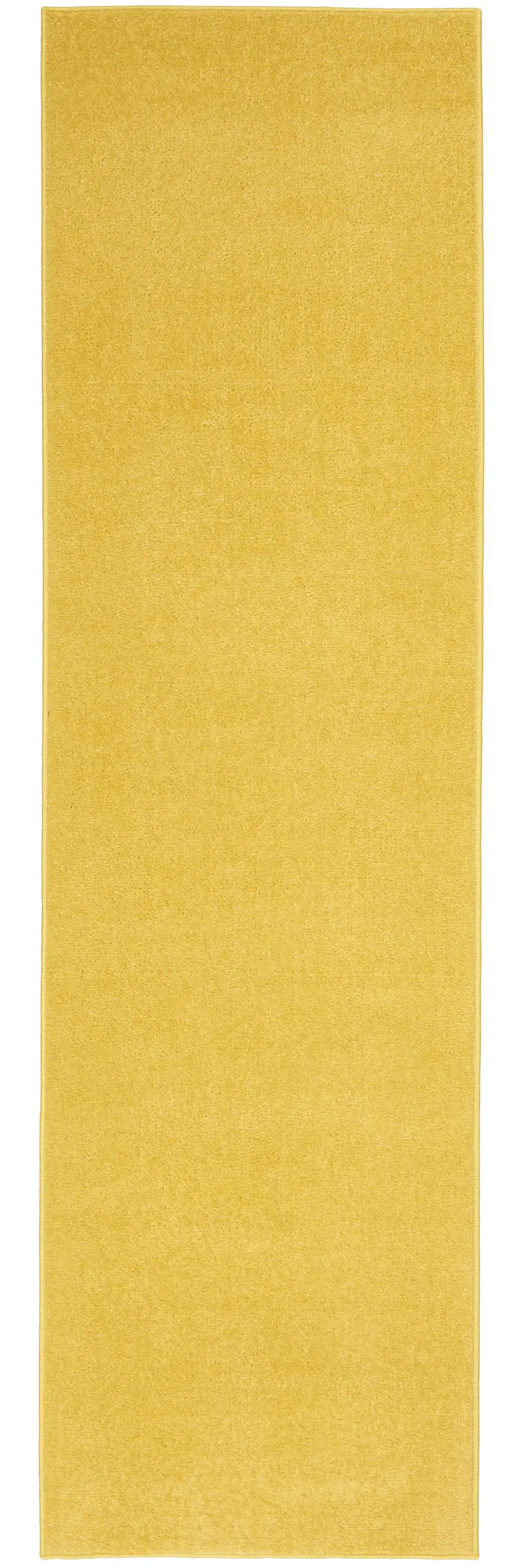 10' Yellow Indoor Outdoor Runner Rug