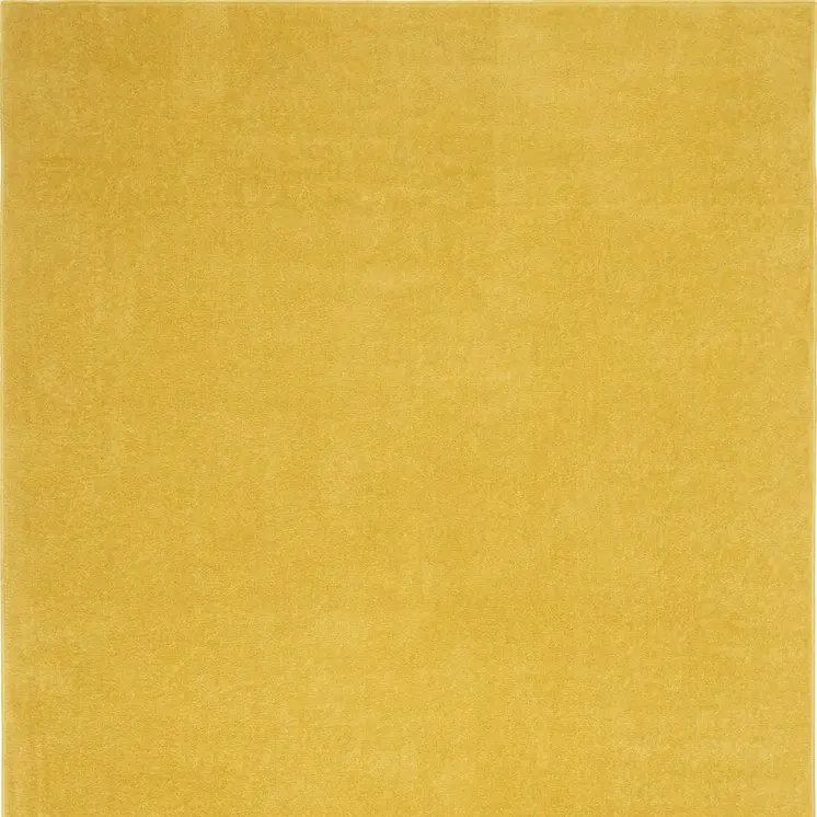 5' X 7' Yellow Indoor Outdoor Area Rug