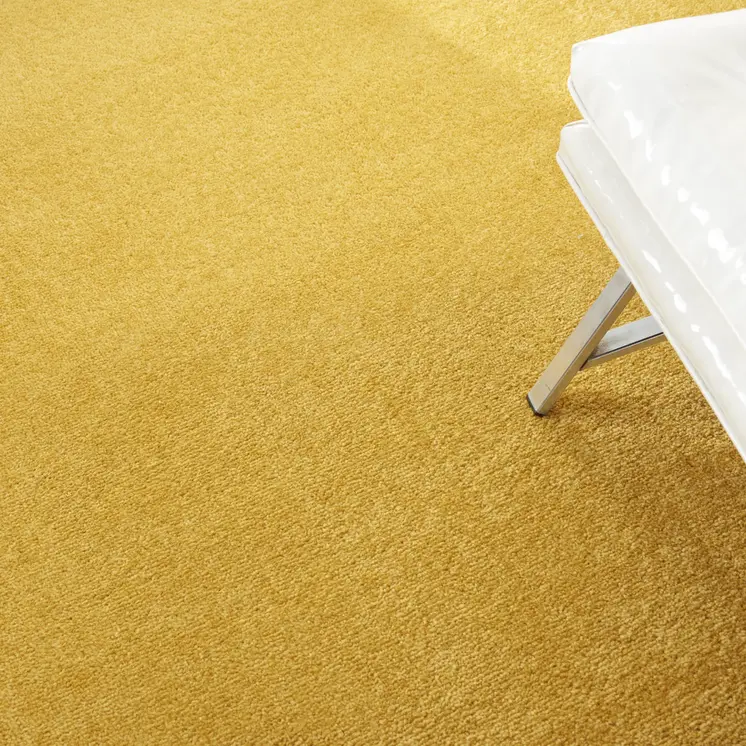 8' X 8' Yellow Round Indoor Outdoor Area Rug