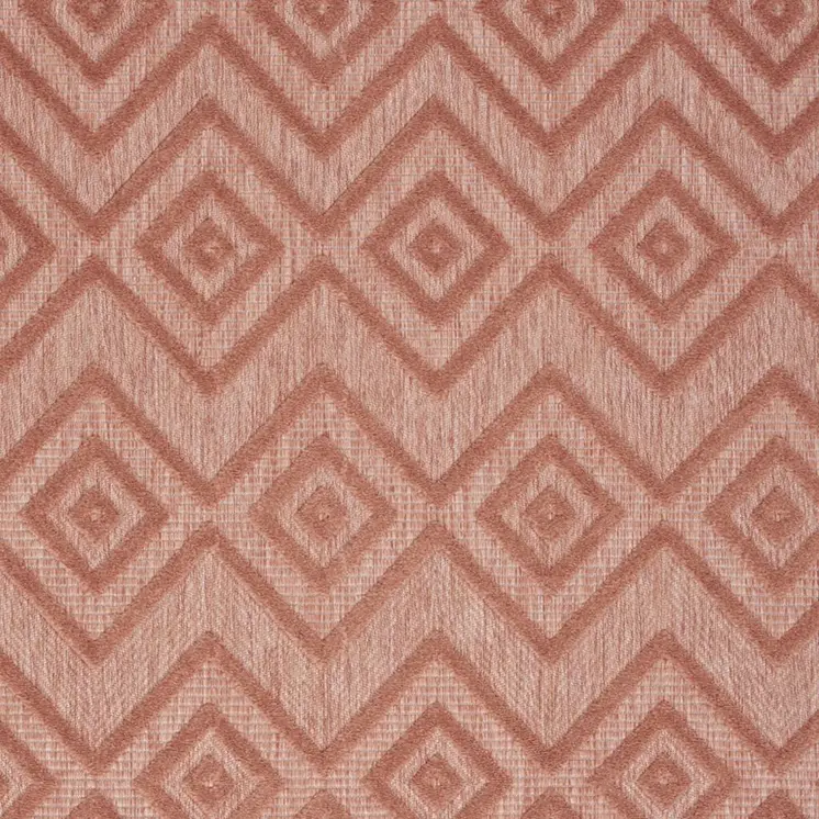5' X 7' Coral Indoor Outdoor Area Rug