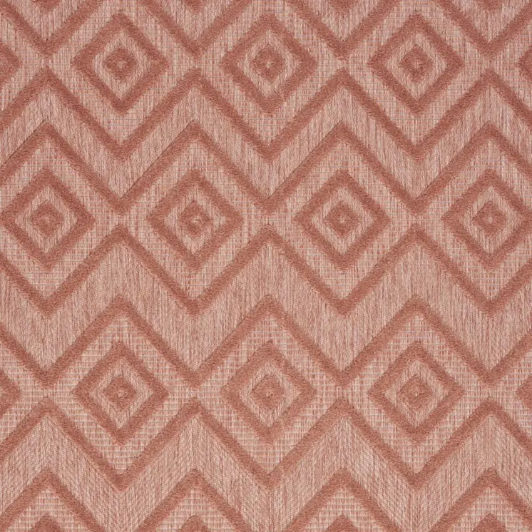 5' X 7' Coral Indoor Outdoor Area Rug