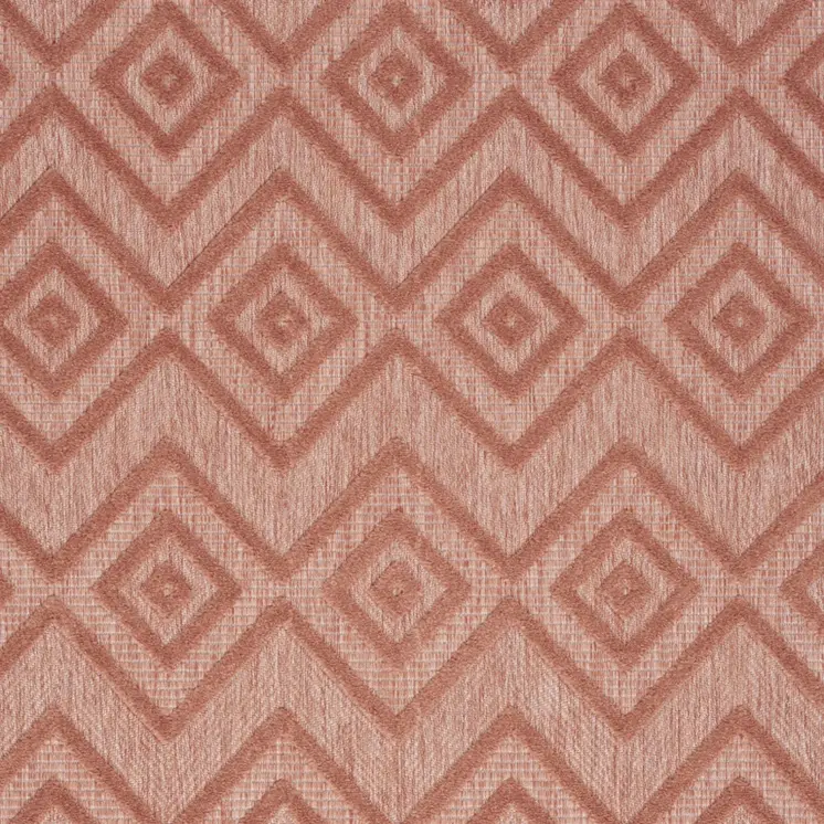 6' X 9' Coral Indoor Outdoor Area Rug