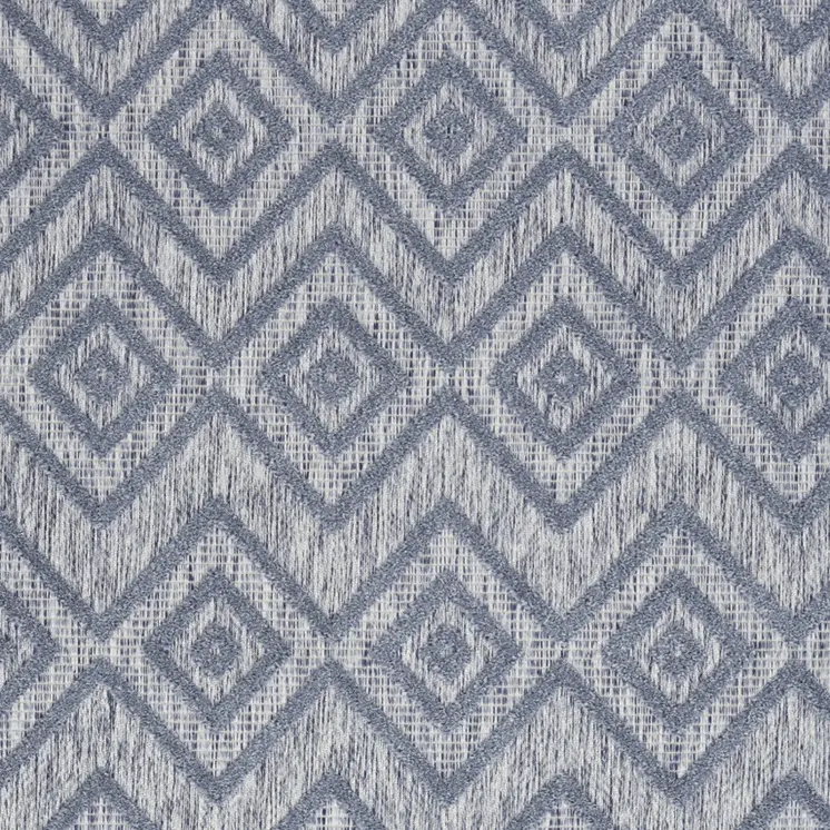 6' X 9' Denim Blue Indoor Outdoor Area Rug