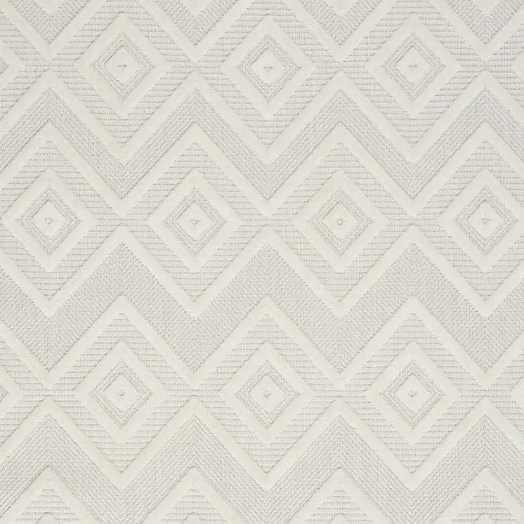 6' X 9' Ivory Indoor Outdoor Area Rug