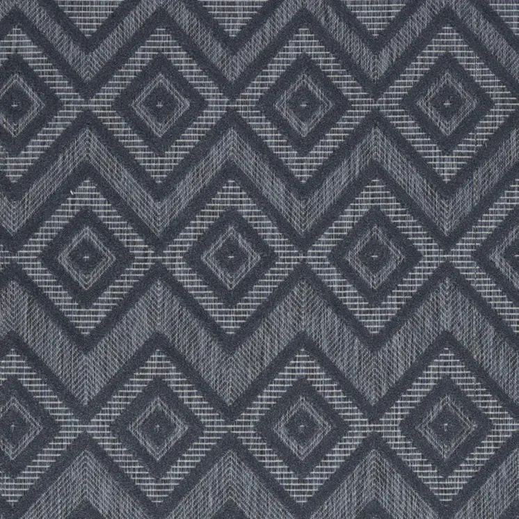 5' X 7' Blue Indoor Outdoor Area Rug