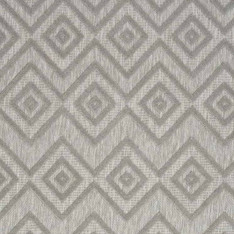 5' X 7' Gray Indoor Outdoor Area Rug