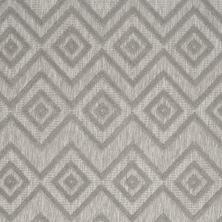 5' X 7' Gray Indoor Outdoor Area Rug