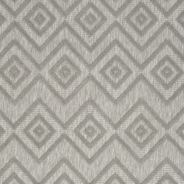 6' X 9' Gray Indoor Outdoor Area Rug