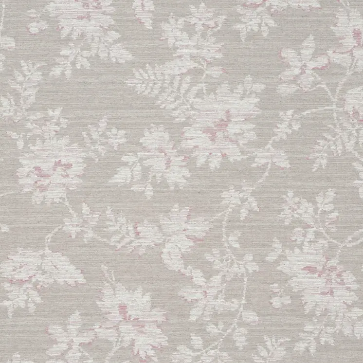 8' X 10' Natural Floral Distressed Washable Area Rug
