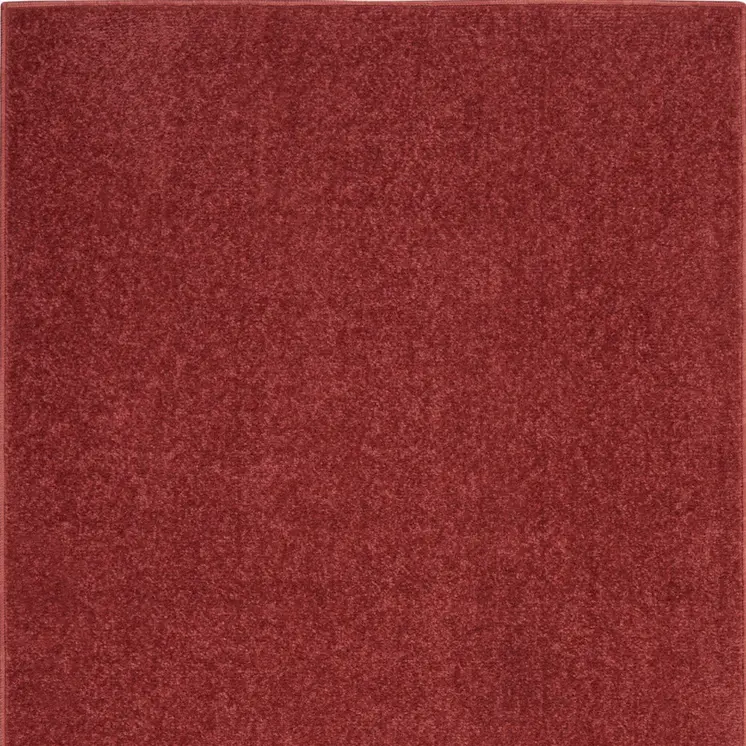 2' X 4' Brick Red Indoor Outdoor Runner Rug