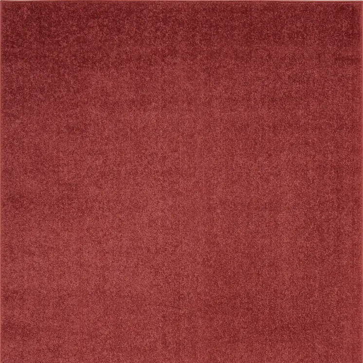 3' X 5' Brick Red Non Skid Indoor Outdoor Area Rug