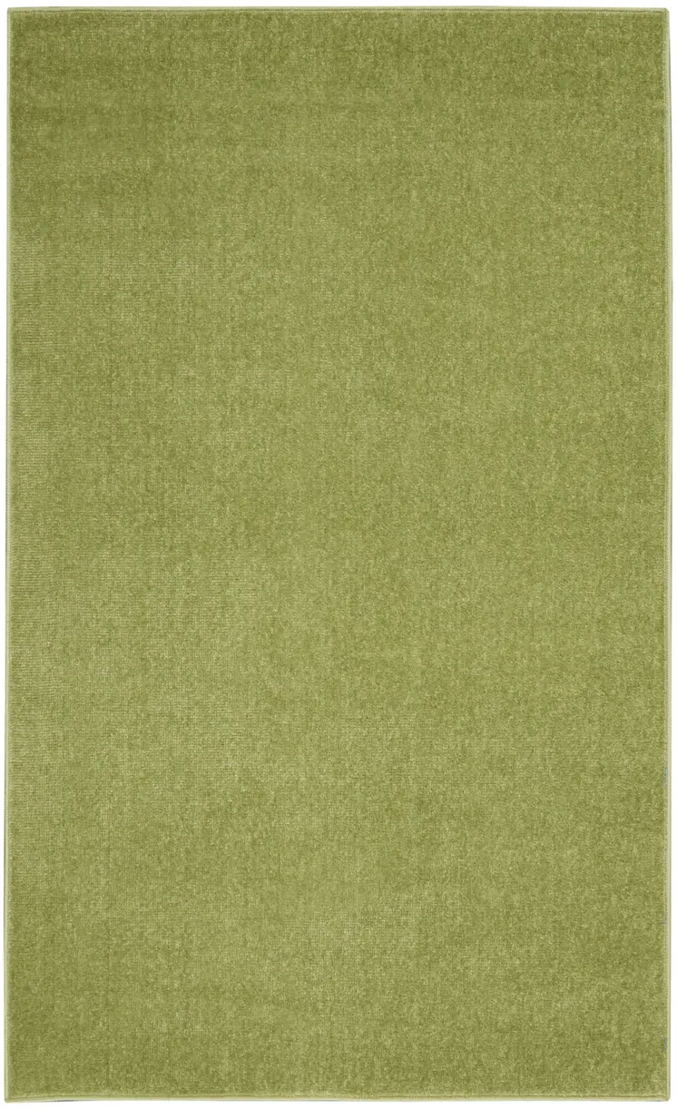 3' X 5' Green Indoor Outdoor Area Rug