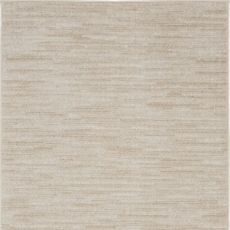 3' X 5' Beige And Ivory Indoor Outdoor Area Rug