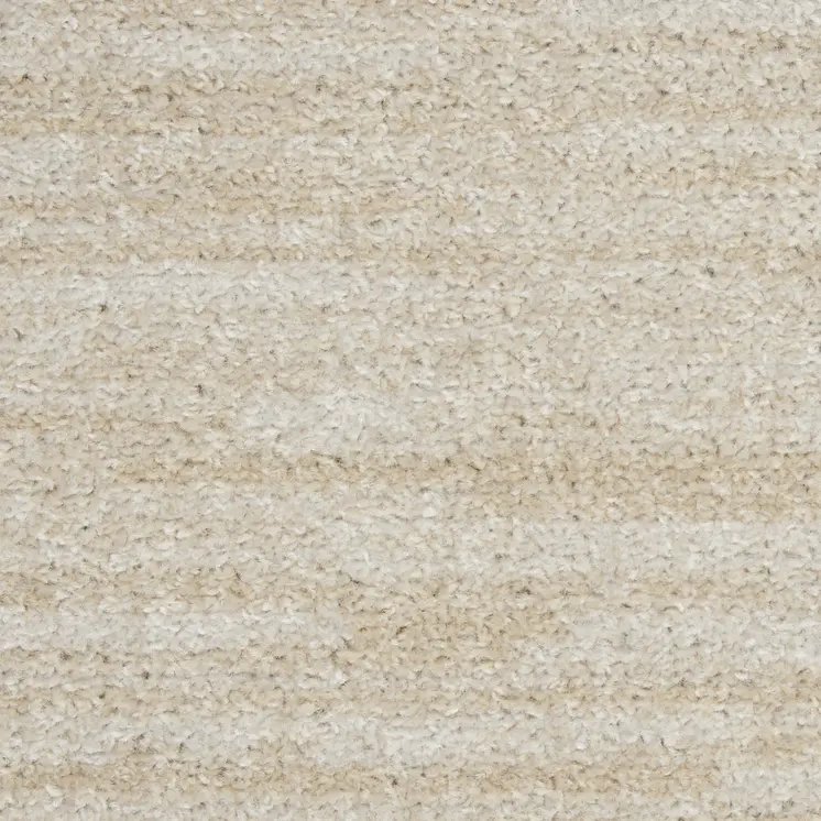5' X 5' Beige And Ivory Square Indoor Outdoor Area Rug