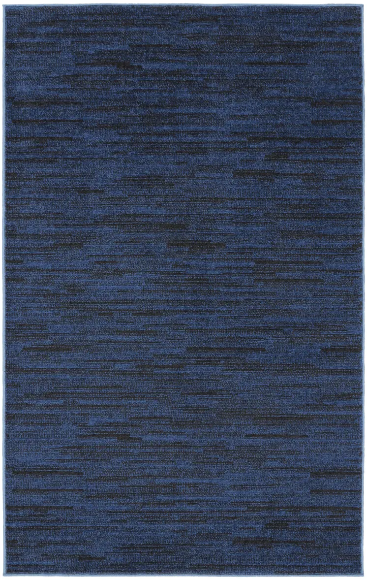 3' X 5' Blue Indoor Outdoor Area Rug