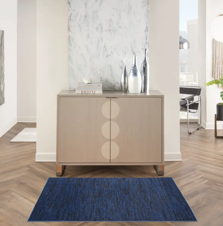 3' X 5' Blue Indoor Outdoor Area Rug