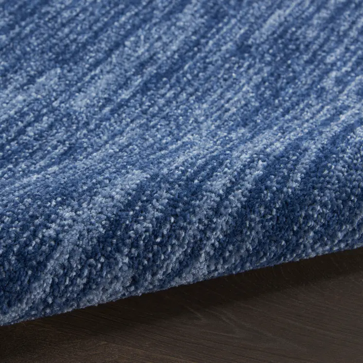 5' X 5' Blue Square Indoor Outdoor Area Rug