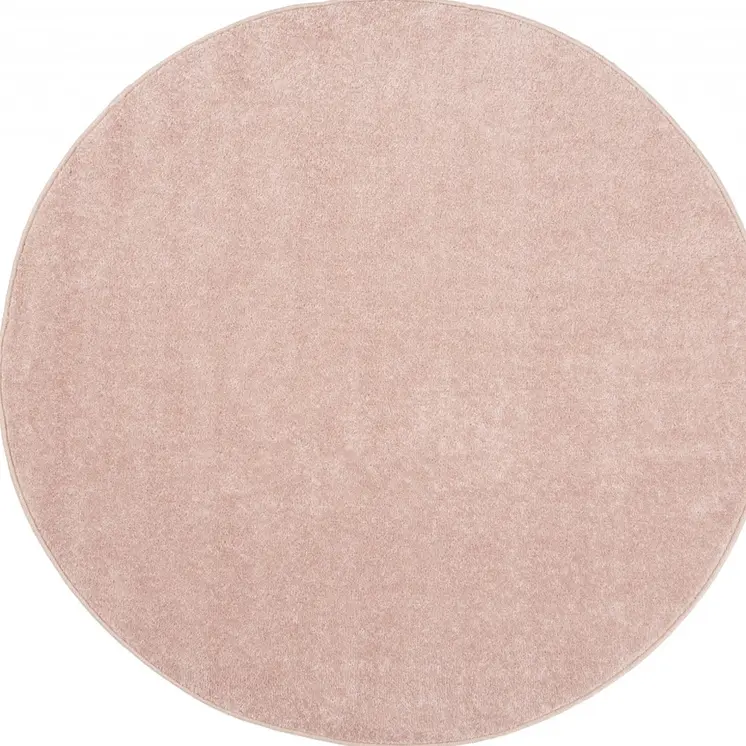 4' Pink Round Indoor Outdoor Area Rug