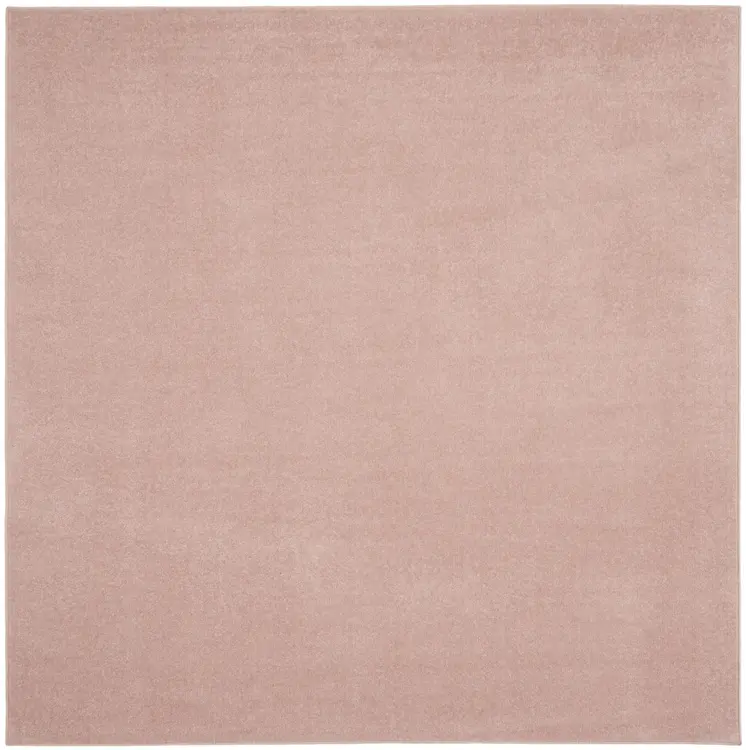 5' X 5' Pink Square Indoor Outdoor Area Rug