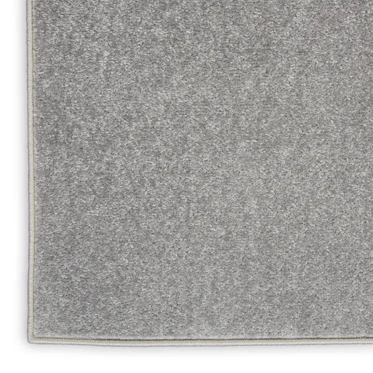 5' X 5' Gray Square Indoor Outdoor Area Rug