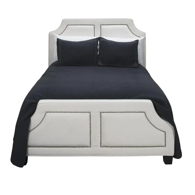 Indigo Checkered King Quilt