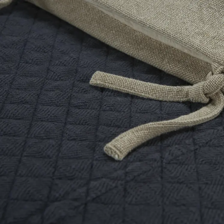 Indigo Checkered King Quilt