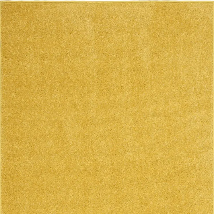 2' X 4' Yellow Indoor Outdoor Runner Rug