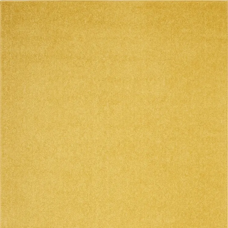 3' X 5' Yellow Indoor Outdoor Area Rug