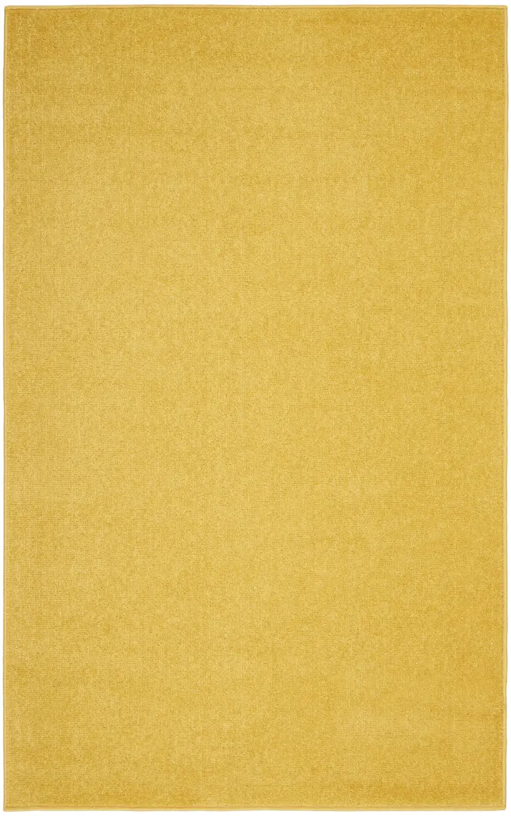 3' X 5' Yellow Indoor Outdoor Area Rug