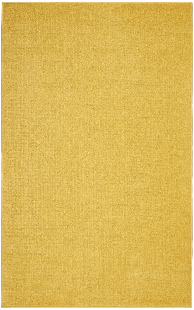 3' X 5' Yellow Indoor Outdoor Area Rug