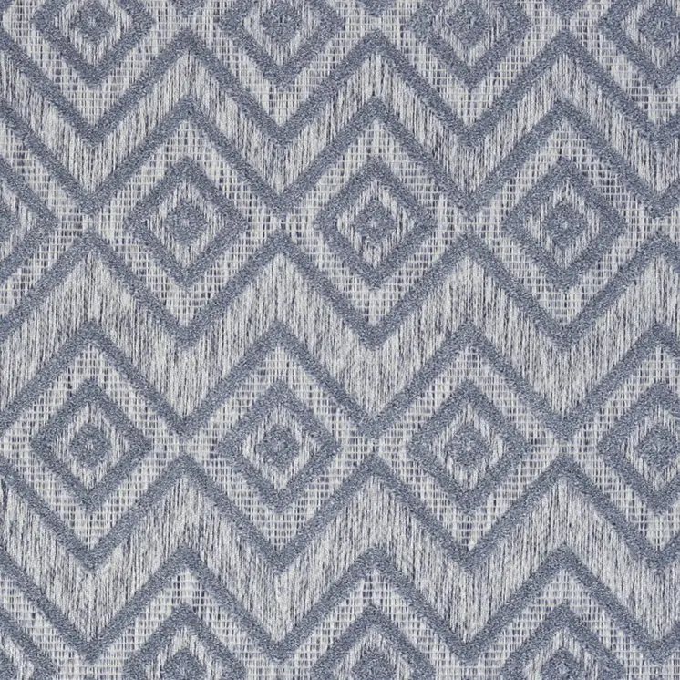 4' X 6' Denim Blue Indoor Outdoor Area Rug