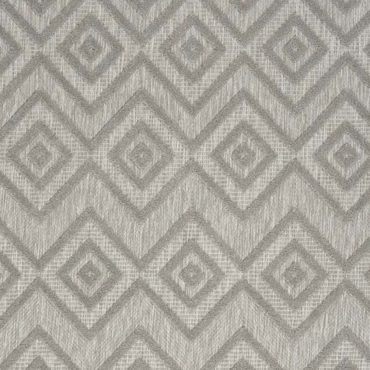 4' X 6' Gray Indoor Outdoor Area Rug