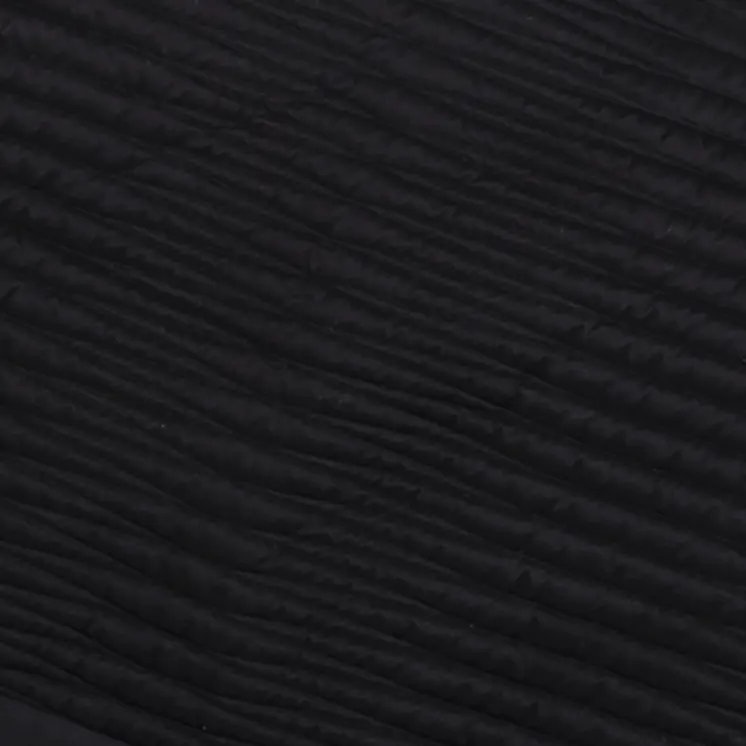 Black Geometric King Quilt