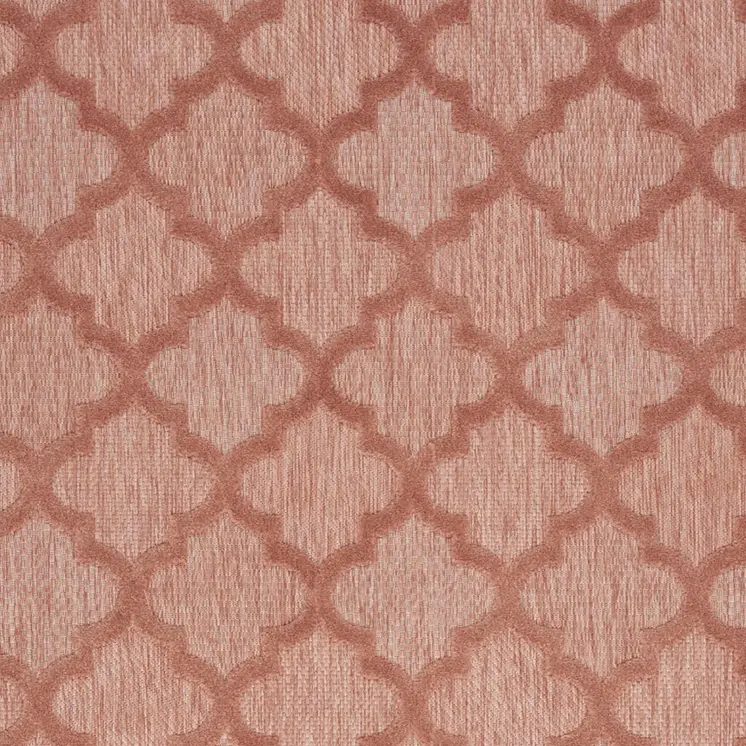 4' X 6' Coral Indoor Outdoor Area Rug