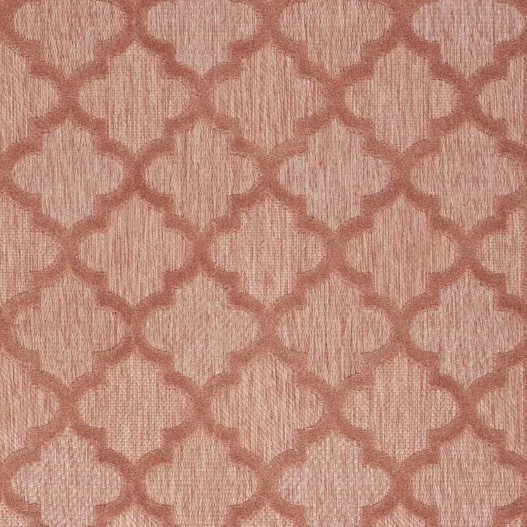 5' X 7' Coral Indoor Outdoor Area Rug