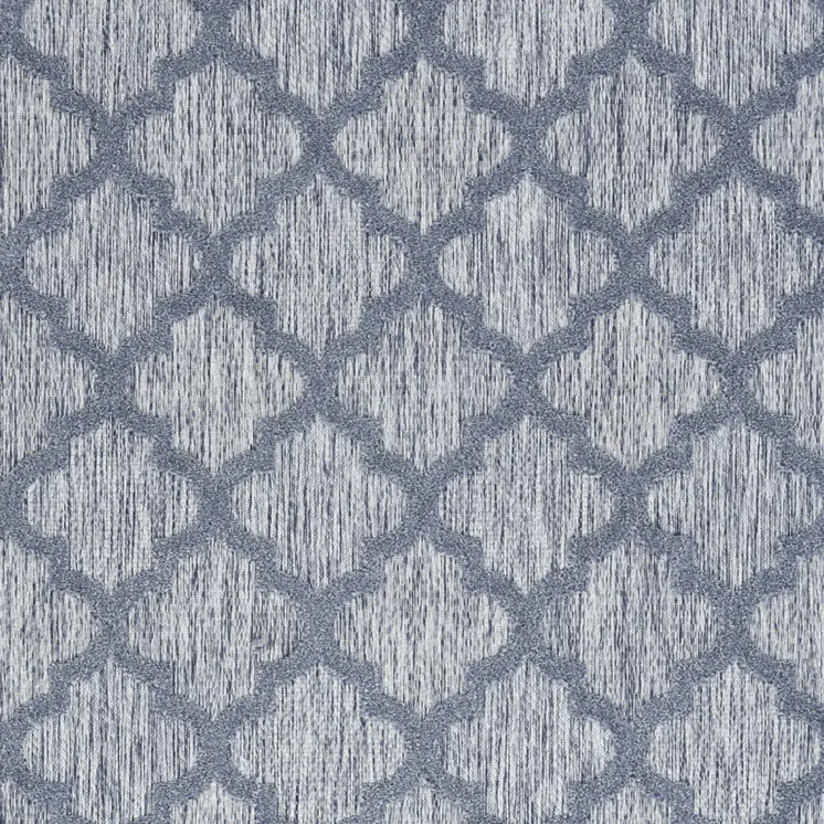 4' X 6' Denim Blue Indoor Outdoor Area Rug