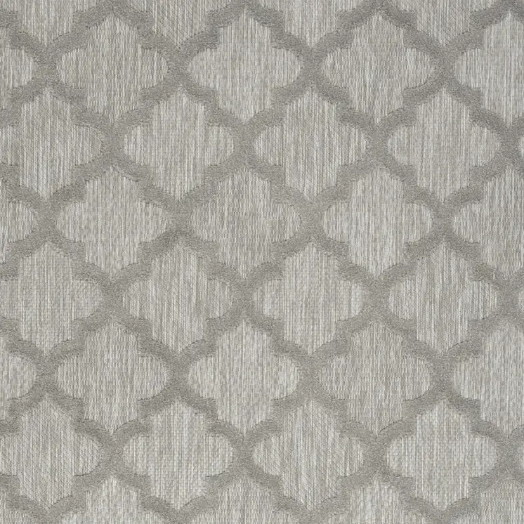 5' X 7' Gray Indoor Outdoor Area Rug
