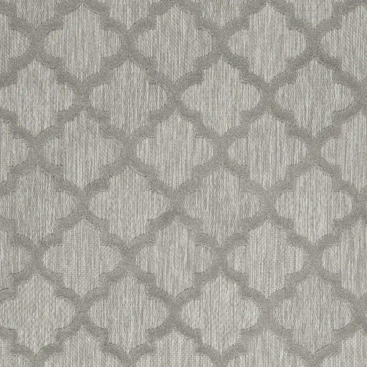 5' X 7' Gray Indoor Outdoor Area Rug