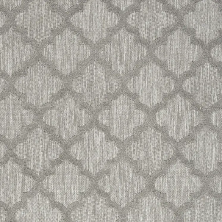 5' X 7' Gray Indoor Outdoor Area Rug