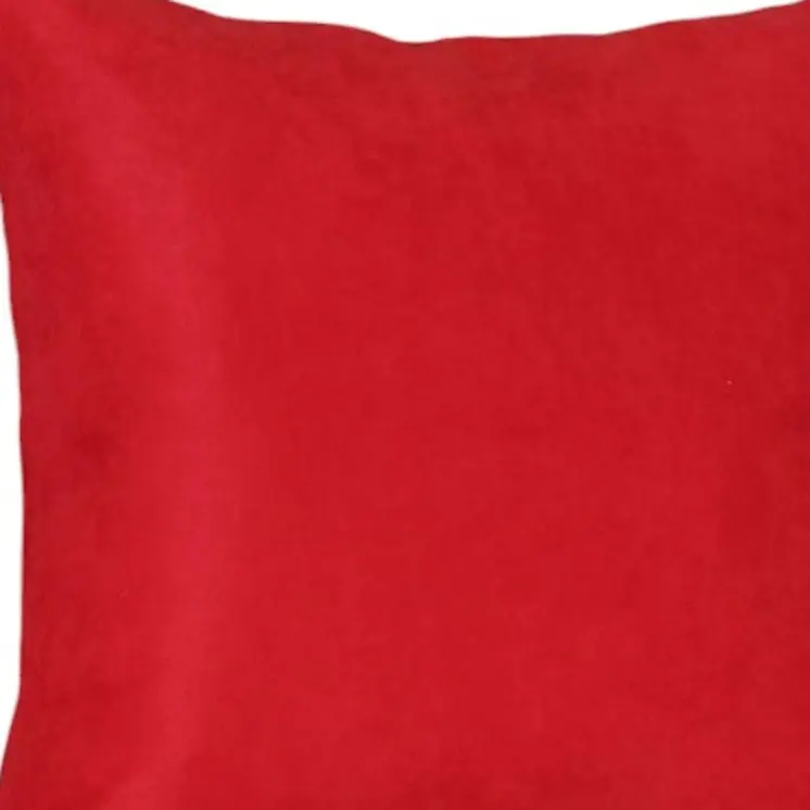 Set of Two 22" Red Throw Pillow Covers