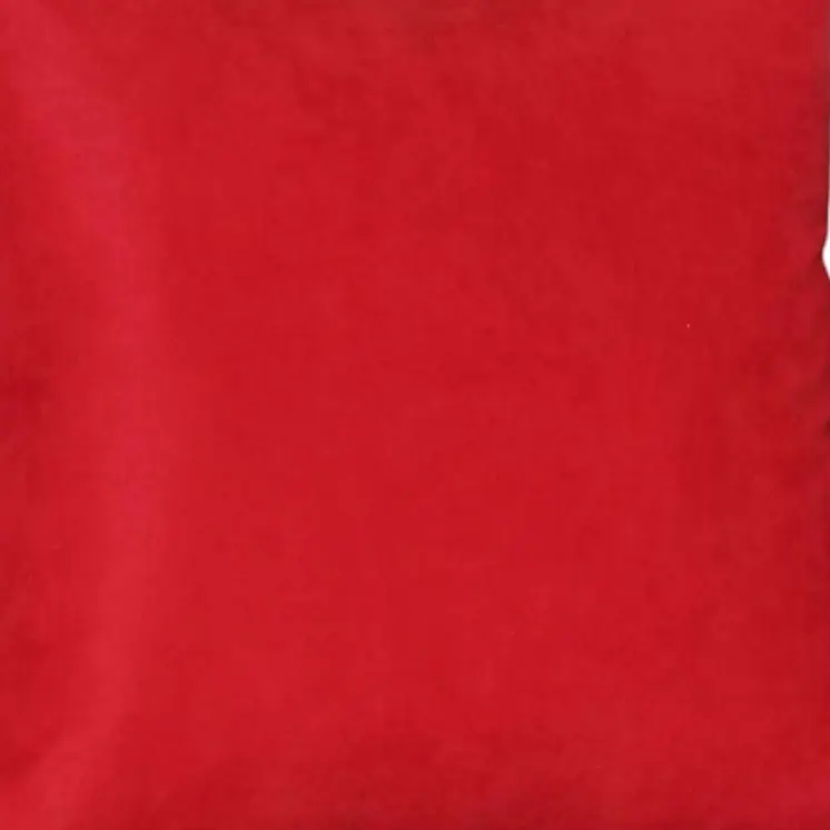 Set of Two 26" Red Euro Throw Pillow Covers