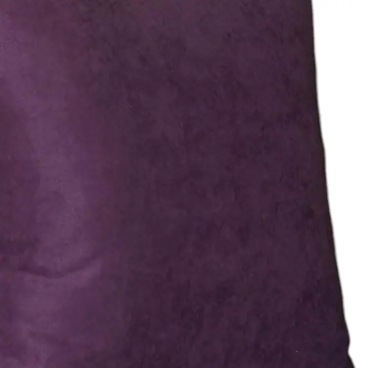Set Of Four 18" X 18" Purple Polyester Zippered Pillow Cover
