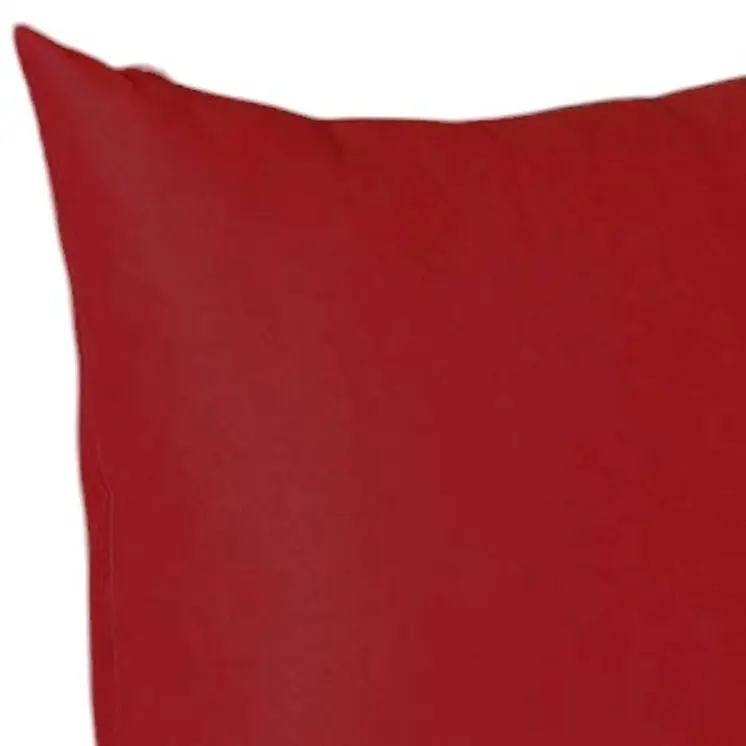 Set of Four 18" Red Throw Pillow Covers