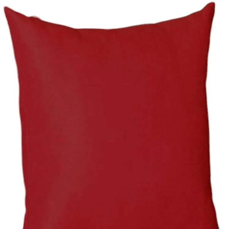 Set of Four 18" Red Throw Pillow Covers