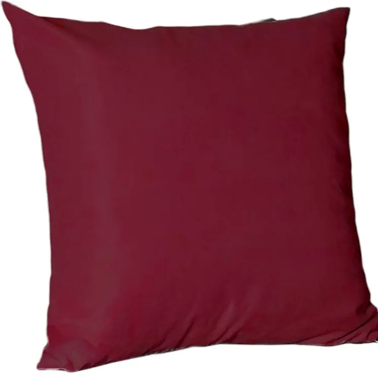 Set of Four 22" Red Throw Pillow Covers