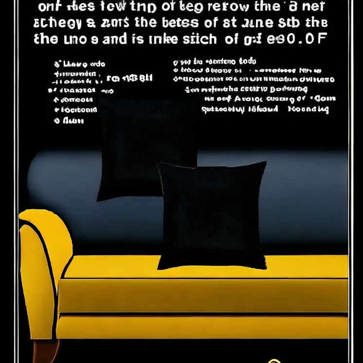 Set Of Two 20" X 20" Black Polyester Zippered Pillow